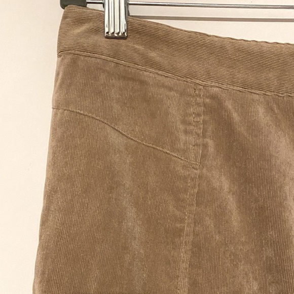 Renuar Collection Montreal 🇨🇦 Sz 12 Tan Mermaid Corduroy Maxi Skirt - Picture 3 of 11